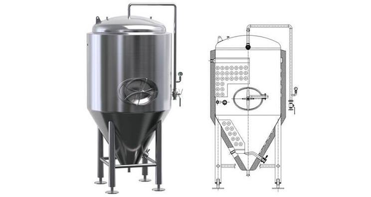 Brewery Fermentation Tank 03